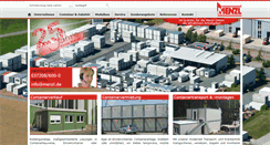 Desktop Screenshot of menzl.de